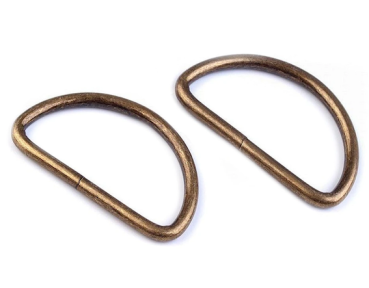 Halbring Altmessing 38 mm